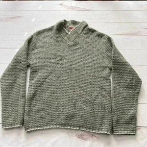 Vintage Imported Lyons Burbank 100% imported wool Green sweater size 40 …